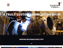 Tablet Screenshot of customform.biz